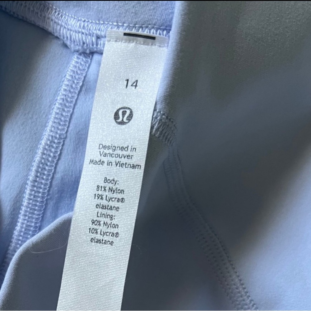 Lululemon Align HR Pant w/ Pockets 25" Pastel Blue Lined - Picture 8 of 8